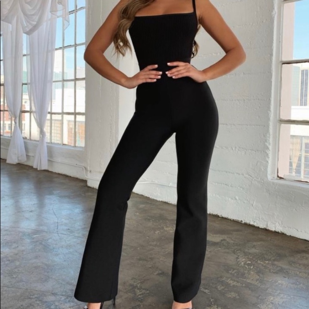 Tiger Mist Black ‘Isabella’ Jumpsuit